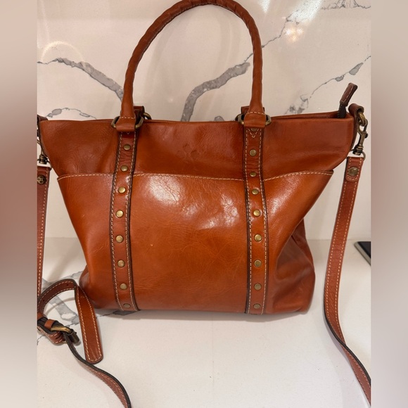 Patricia Nash saddle leather Tote bag - Picture 1 of 10